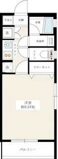 S COMFORT錦糸町【3階】の間取り