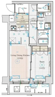 ブライズフォルム墨田【4階】の間取り