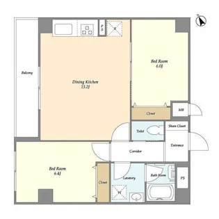 カルム浅草馬道【10階】の間取り