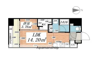 パークルール大手町【8階】の間取り