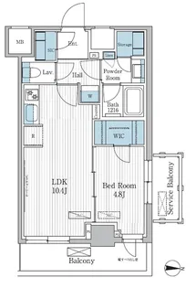 パークアクシス東陽町レジデンス【10階】の間取り