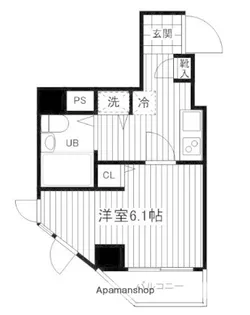 ガラ・ステージ銀座東【5階】の間取り