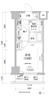 アイルイムーブル亀戸【10階】の間取り