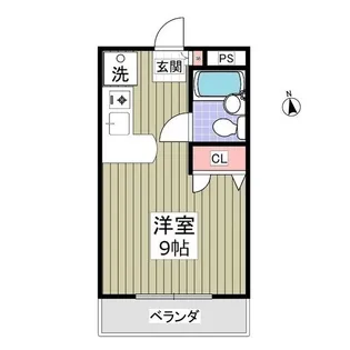 シティハイツ【4階】の間取り