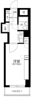 東京都台東区千束3丁目【マンション】の間取り