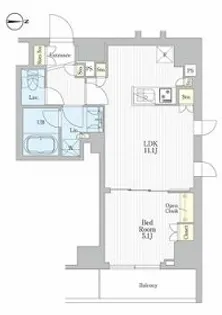 REFRAME 5 IRIYA【12階】の間取り