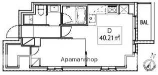 OZIO両国Ⅱ【6階】の間取り