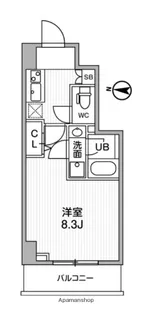 ALTERNA亀戸Ⅱ【6階】の間取り