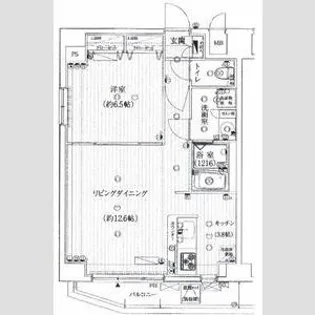 ヴェルステージ秋葉原EAST【7階】の間取り