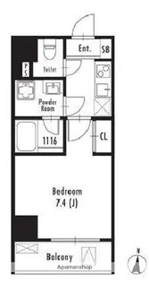 エスタート両国【6階】の間取り
