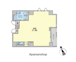 エグゼトゥール日本橋【11階】の間取り