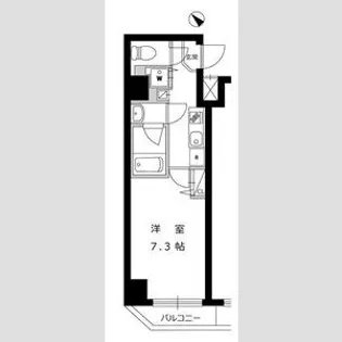 ハーモニーレジデンス田町【4階】の間取り