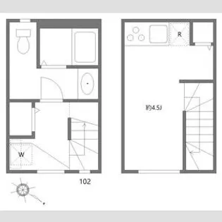 モダンアパートメント文京音羽【1階】の間取り