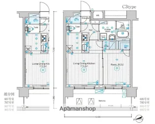 フュージョナル東墨田【6階】の間取り