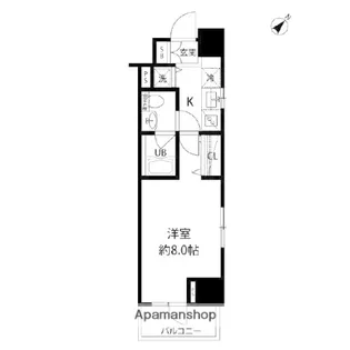 ルクレ日本橋馬喰町【12階】の間取り