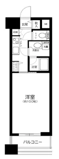 アヴァンティーク銀座2丁目【7階】の間取り