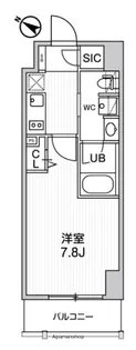 ステージグランデ日本橋人形町【8階】の間取り
