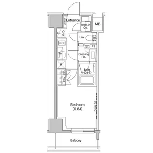ザ・パークハビオ入谷【7階】の間取り