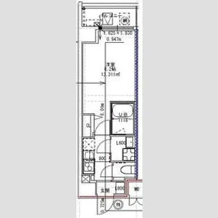 SーRESIDENCE押上パークサイド【5階】の間取り