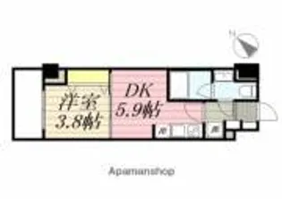 SーRESIDENCE押上BLOSSOM【4階】の間取り
