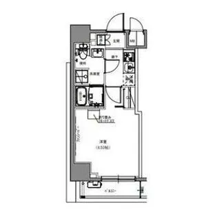SーRESIDENCE両国緑【6階】の間取り