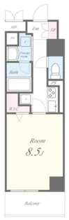 テ レジャンデール護国寺WEST【9階】の間取り