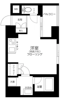 東京都台東区松が谷2丁目【マンション】の間取り