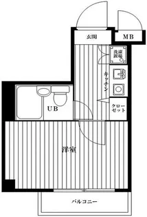 グランレーブ南麻布【3階】の間取り