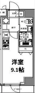 SーRESIDENCE亀戸LUME【302号室】の間取り