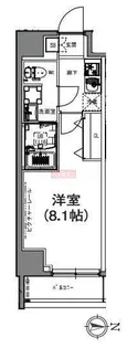 SーRESIDENCE亀戸LUME【2階】の間取り