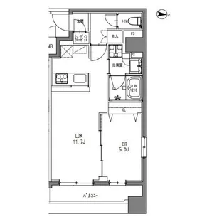 LA DOUCEUR秋葉原【5階】の間取り