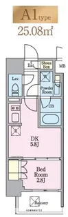 リビオメゾン木場【8階】の間取り