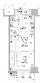セジョリ墨田EASTⅢ【2階】の間取り