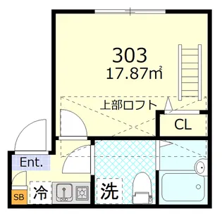 GRIP新小岩【3階】の間取り