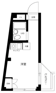 東京都墨田区向島1丁目【マンション】の間取り