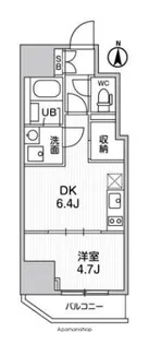 ALTERNA亀戸Ⅲ【8階】の間取り