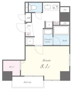 ルッソアグランデ【10階】の間取り