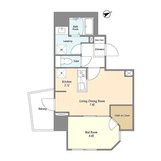 ESPOIR三田【5階】の間取り