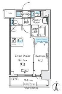 ディームス東陽町Ⅱ【2階】の間取り