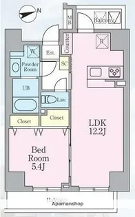 LYNNBARN【3階】の間取り