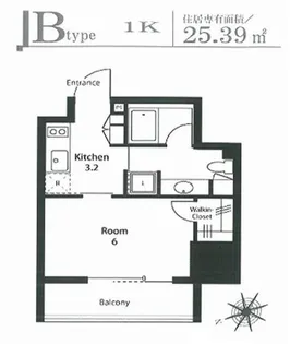 ステイシス町屋【0402号室】の間取り
