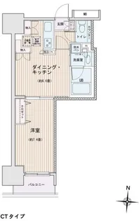 エスティメゾン錦糸町Ⅱ【6階】の間取り