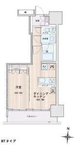エスティメゾン錦糸町Ⅱ【2階】の間取り