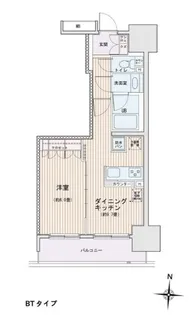 エスティメゾン錦糸町Ⅱ【12階】の間取り
