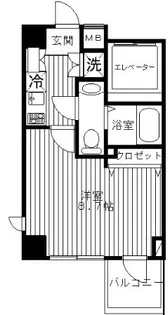 ルノンキュール【6階】の間取り