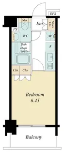ブランシエスタ浦安【6階】の間取り