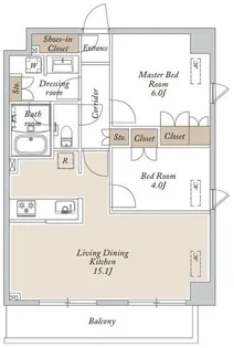 HF東尾久レジデンス【5階】の間取り