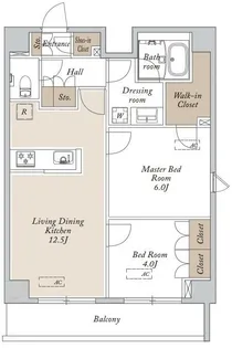 HF東尾久レジデンス【0605号室】の間取り