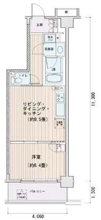 エスティメゾン豊洲レジデンスE【5階】の間取り