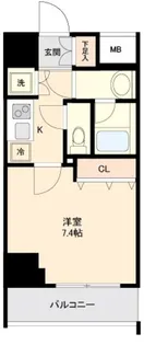 リテラス大島【14階】の間取り